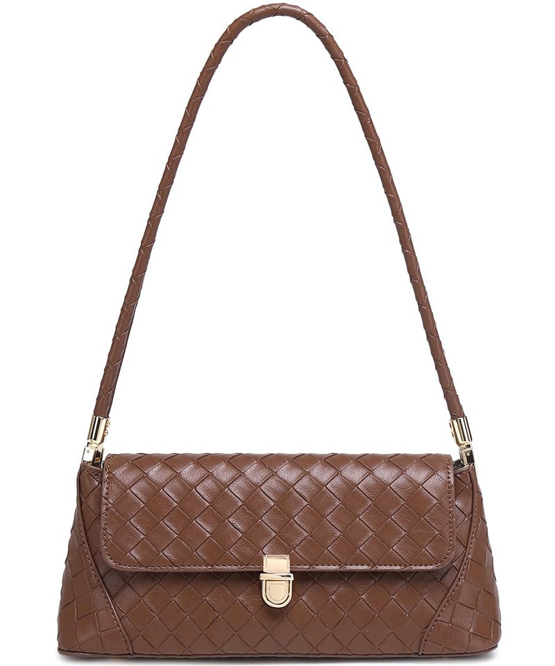 WSRYDJDL Shoulder Bags for Women Vintage Handbag Retro Classic Small Purse Cute Hobo Tote Handbag Mini Clutch Purse (BZ Coffee) - Image 1