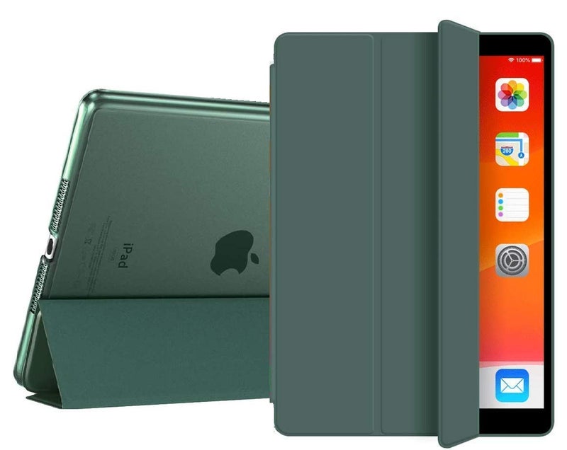 MOCA for New iPad 9.7 inch 2018 2017 5 6 5th 6th gen Generation A1893 A1954 iPad Smart Stand flip Cover case (Mid-Night Green) - Image 1