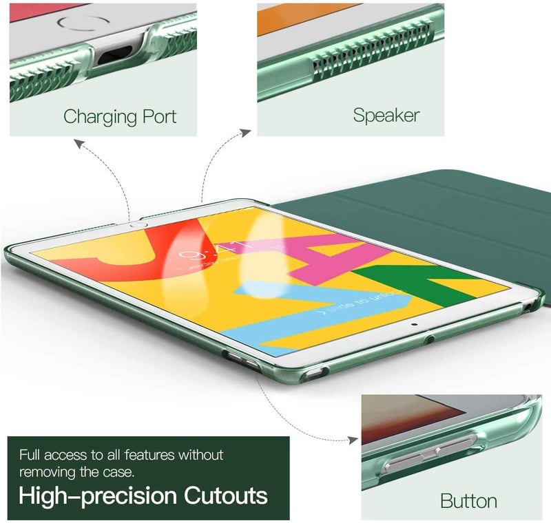 MOCA for New iPad 9.7 inch 2018 2017 5 6 5th 6th gen Generation A1893 A1954 iPad Smart Stand flip Cover case (Mid-Night Green) - Image 5