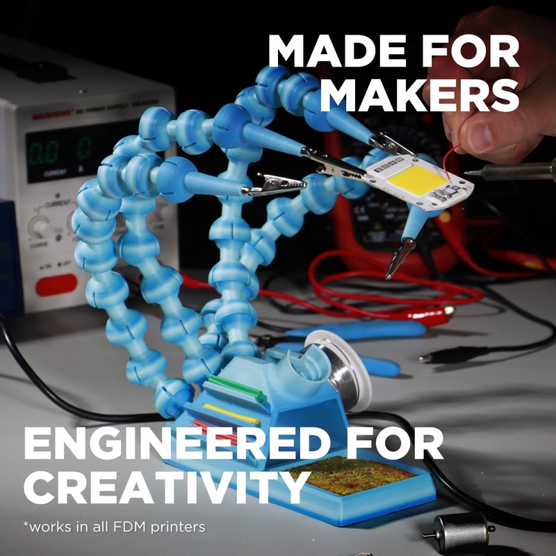 Polymaker HT-PLA Filament 1.75mm Gradient Tropical, High Temp PLA for 3D Printing, Heat Stable Up to 150Â°C, Easy to Print, Works with Most FDM Printers, 1kg Spool - Image 4