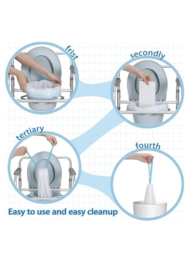 عام عنوان منتج: مجموعة من 40 كيس كرسي قابل للتخلص منه وم двигат للتسرب مع ما MANAGEMENT ماص - كيس تواليت محمول شامل - Image 5