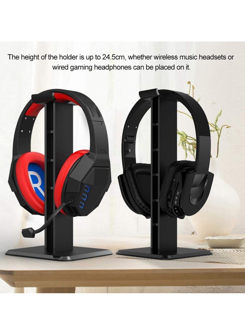 حامل سماعة رأس أنيق لسطح المكتب – قاعدة متينة لتخزين وتنظيم السماعات – تصميم عصري مثالي للمكتب أو غرفة الألعاب - Image 3
