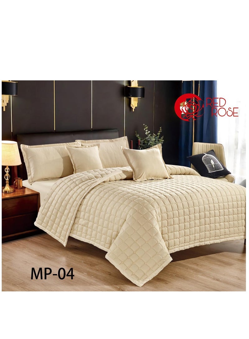 Neferin Comforter Set 6-piece Compressed Mattress Microfiber Size 240x220 Cm