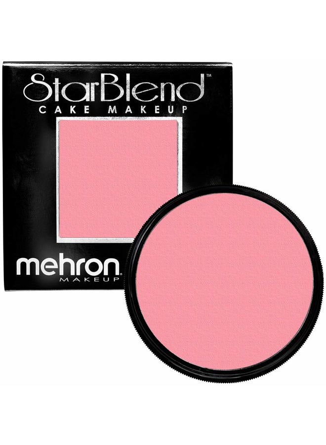 mehron Makeup StarBlend Cake Makeup | Wet/Dry Pressed Powder Face Makeup | Powder Foundation | Pink Face Paint & Body Paint 2 oz (56g) - Image 1