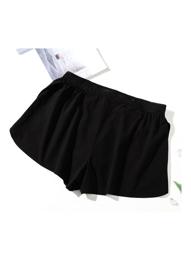 NIBEMINENT 2 in 1 Athletic Zipper Pocket Dry Shorts L 17.00 X 3.00 16.00cm - Image 3