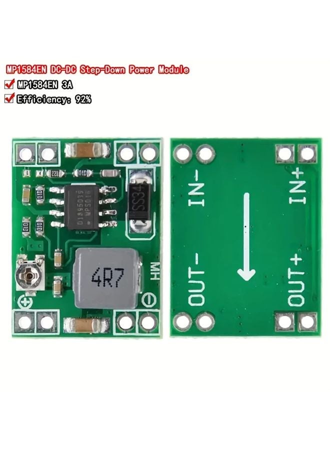 MP1584EN 2pcs DC DC Power Supply Module 3A Adjustable Output 12V 9V 5V 3V For Single Board Computers - Image 3