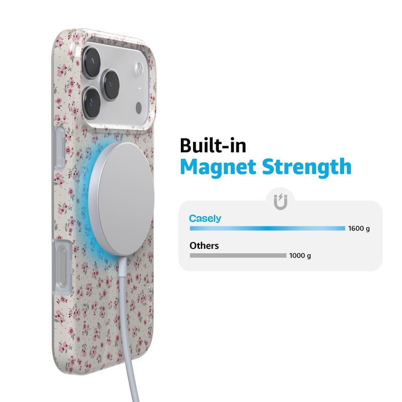 Casely iPhone 17 Pro Max Case | Cottage Charm | Cottagecore | Compatible with MagSafe | Classic Ultra Slim Design - Image 5