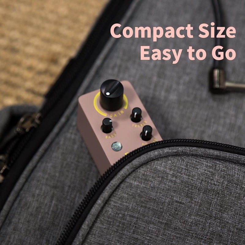 FLAMMA FC18 Booster Pedal Boost Guitar Pedal for Electric Guitar and Bass Compact Size True Bypass - Image 4