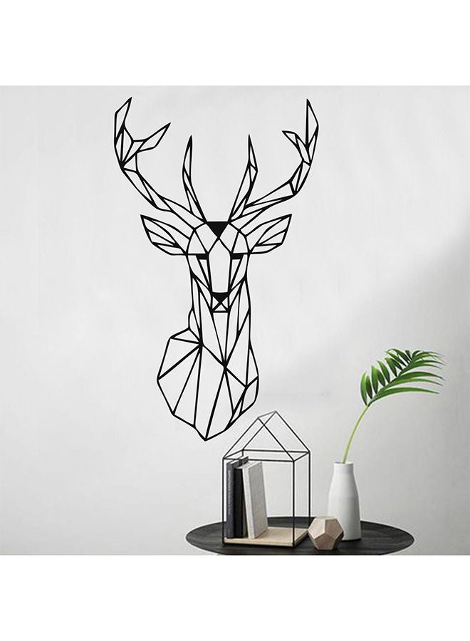 Geometric Deer Head Wall Art - Image 1