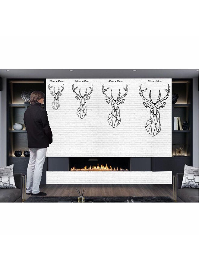 Geometric Deer Head Wall Art - Image 3