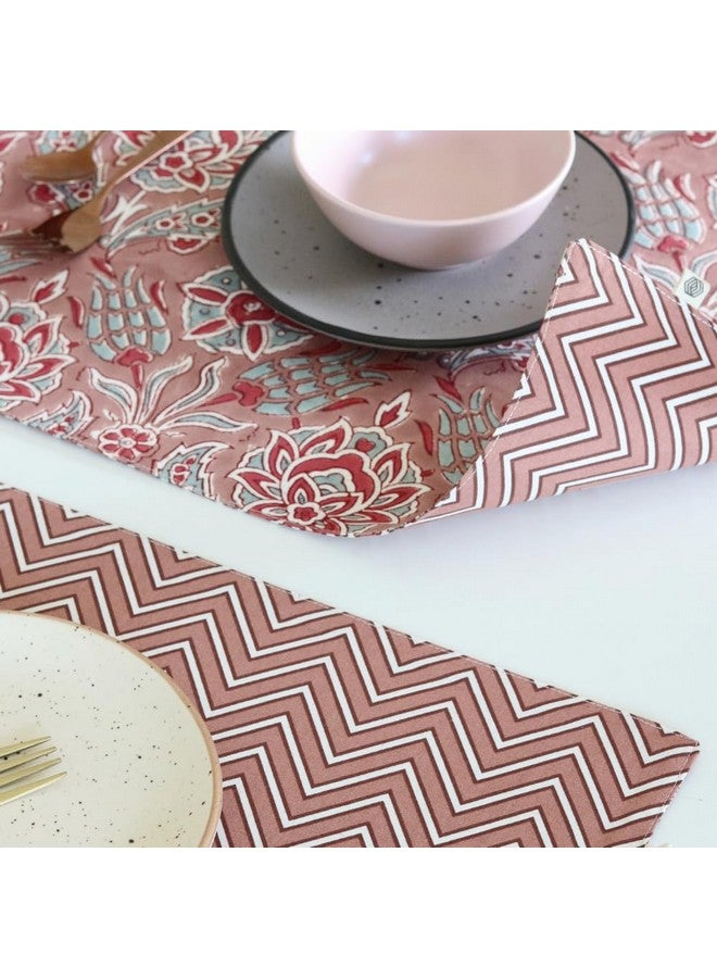 THE YARD HOUSE placemats - Reversible & Wipeable Cotton placemats (Sweet Onion, 4) - Image 5