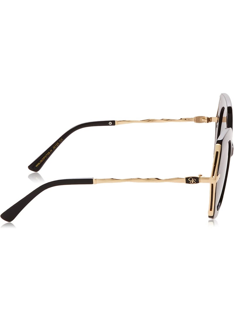 Jessica Simpson Jessica Simpson Women's J6125 Retro Butterfly Round Sunglasses with UV400 Protection - Glamorous Sunglasses for Women, 53mm  - Image 3