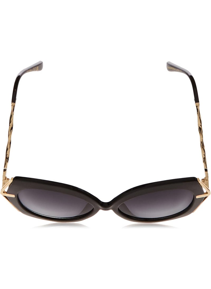 Jessica Simpson Jessica Simpson Women's J6125 Retro Butterfly Round Sunglasses with UV400 Protection - Glamorous Sunglasses for Women, 53mm  - Image 4