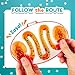 LESONG Sensory Fidget Toys for Kids Toddlers 6 Pack Squishy Sensory Toys for Autism Children Special Needs Fidgets for Classroom Stress Calm Down Squeeze Sensory Tube Filled Goo Glitter - Image 3