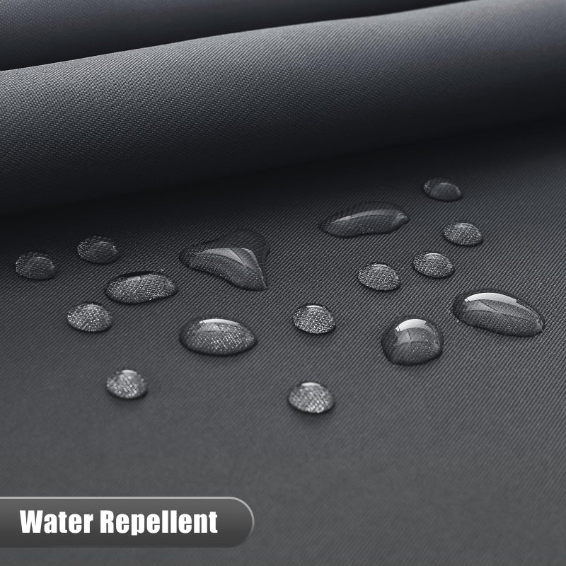 OLANLY Luxury Shower Curtain  Black Grey Ombre Shower Curtain Sets with 12 Shower Curtain Hooks  Waterproof & Washable Black and White Shower Curtains for Bathroom  72x72 Inches - Image 4