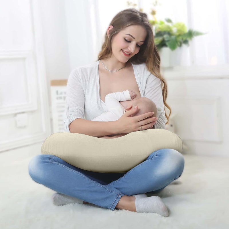 Winmany Baby Waterproof Nursing Pillow Cover Newborn Breastfeeding Pillowcase Soft Replaceable Slipcover for Boys and Girls - Image 2