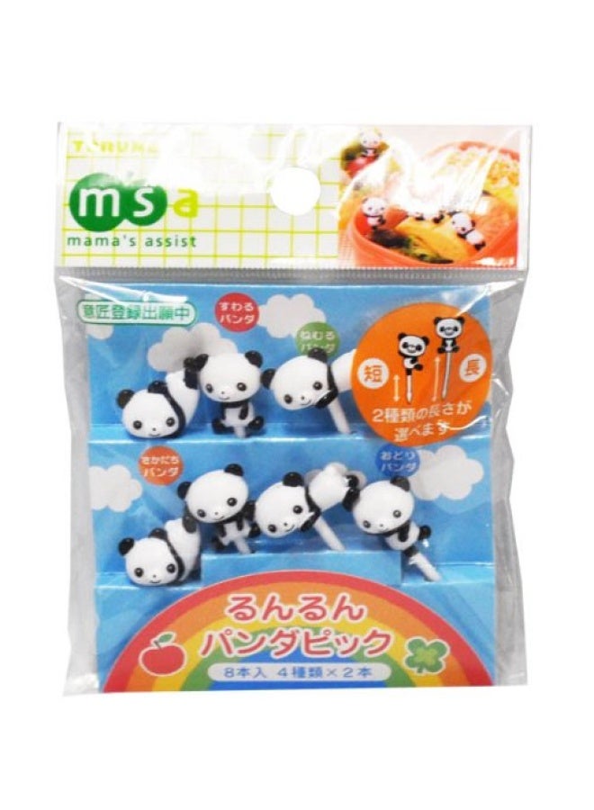 Torune Cutezcute Bento 3D Food Pick  8-Piece  Panda - Image 3