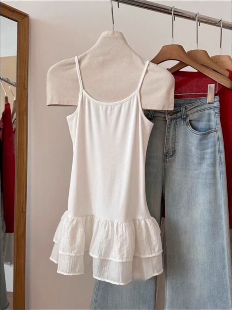 [Official Picture 260G Cut As You Like 1*1] Temperament Slimming Look Layered Sweet Ballet - Image 3