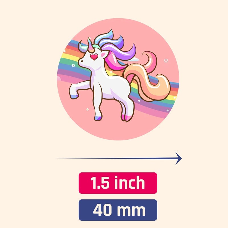TownStix Unicorn Sticker Sheets for Kids 15  20 Sheets 200 Stickers - Image 3