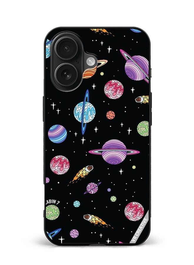 VR CREATIVE Protective Case Cover For Apple iPhone 16 Astronaut Design Multicolour