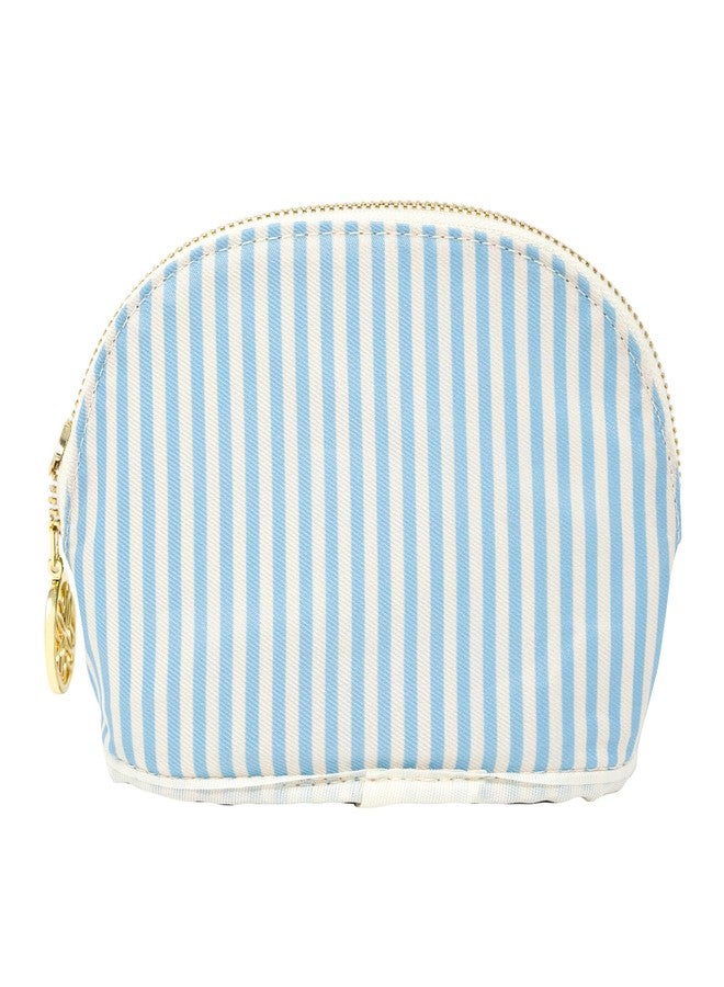 Lilly Pulitzer Vegan Leather Zipper Pouch with Scallop Edge, Cute Pencil Case for Adults, Travel Toiletry Bag, Small Pouch Bag for Supplies, Makeup or Toiletries (Swayin in the Breeze) - Image 5