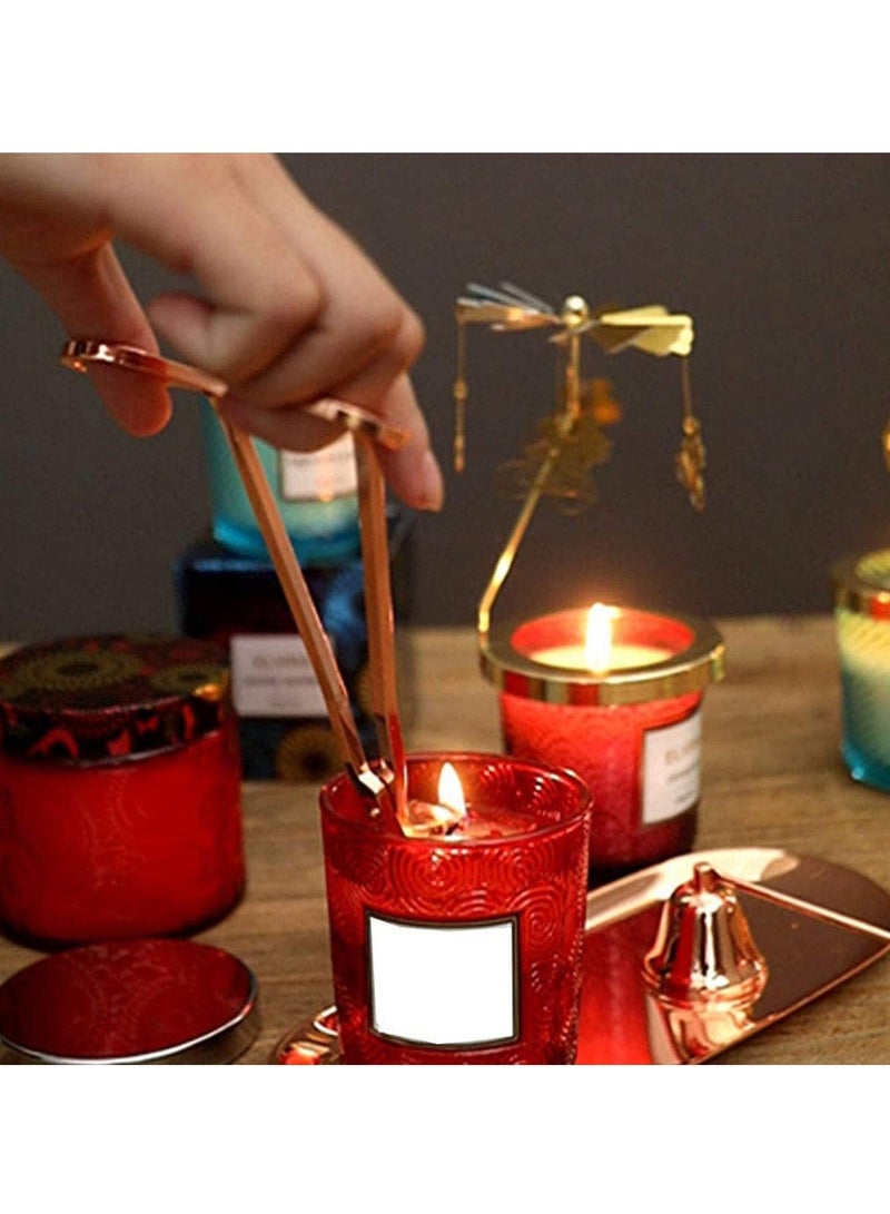 كابتن تيك 3 in 1 Candle Accessory Gift Package Set, Candle Wick Trimmer Cutter, Long Handle Extinguisher, Wick Dipper for Candles with Candle Care Tools for Scented Candles Lovers - Image 5