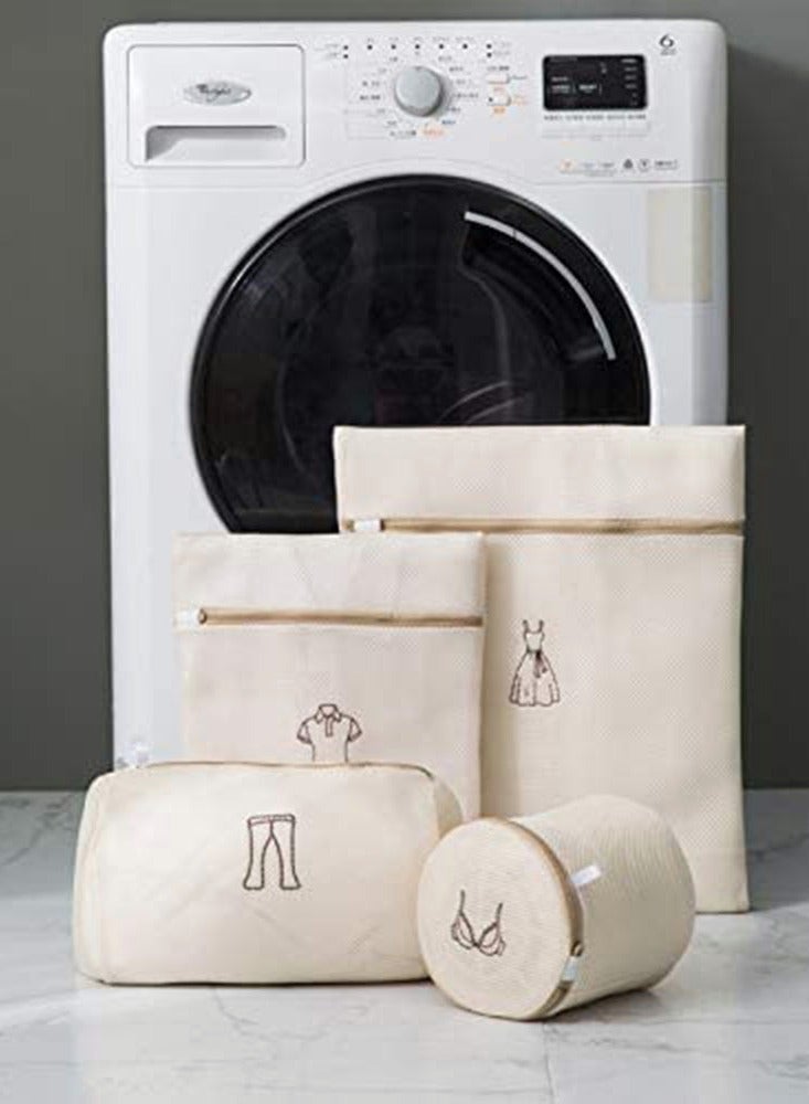 SOLARAE Laundry Bags, For Delicates With Premium Zipper, Travel Storage Organize Bag - Image 2