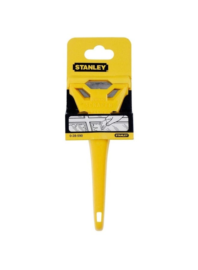 Stanley Strong Plastic Compact Window Scraper Yellow 20 x 17 x 4 cm 0-28-590 - Image 4