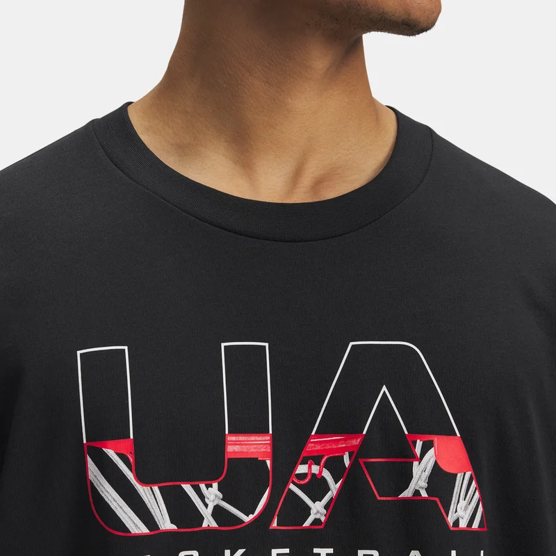 UNDER ARMOUR Men's Hoops Branded T-Shirt