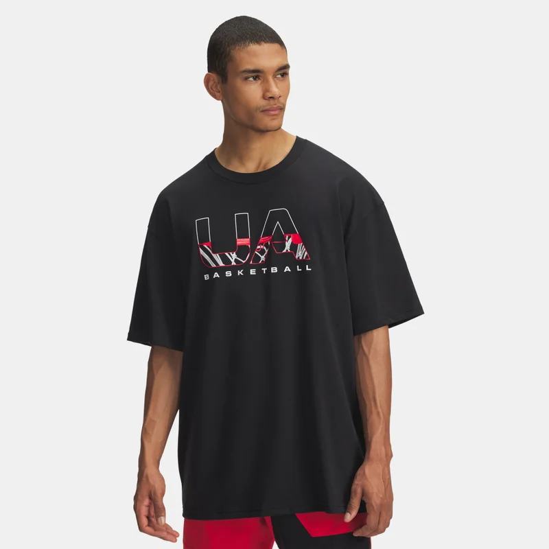 UNDER ARMOUR Men's Hoops Branded T-Shirt