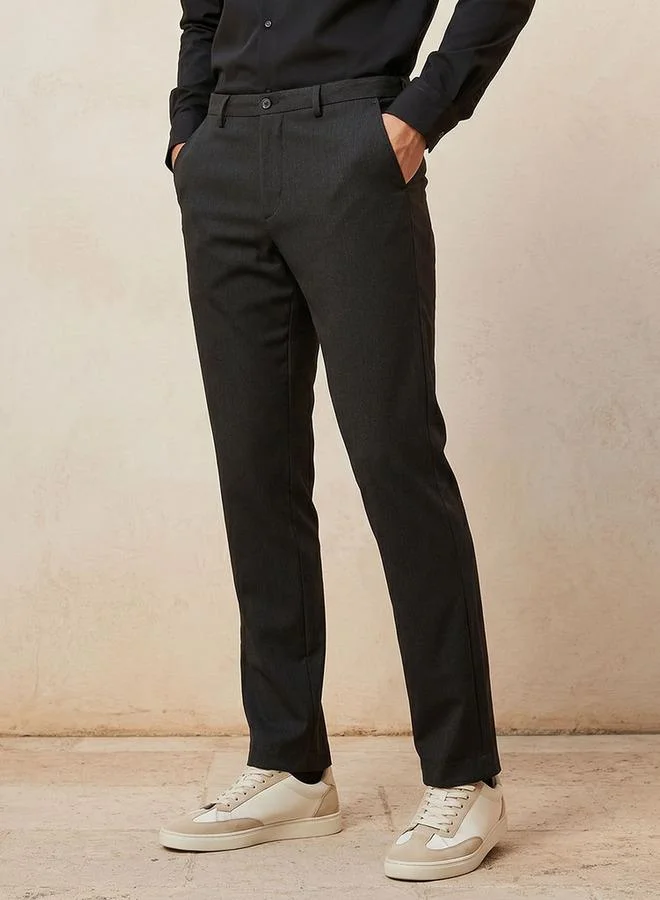Splash FAV Regular Fit Formal Trousers