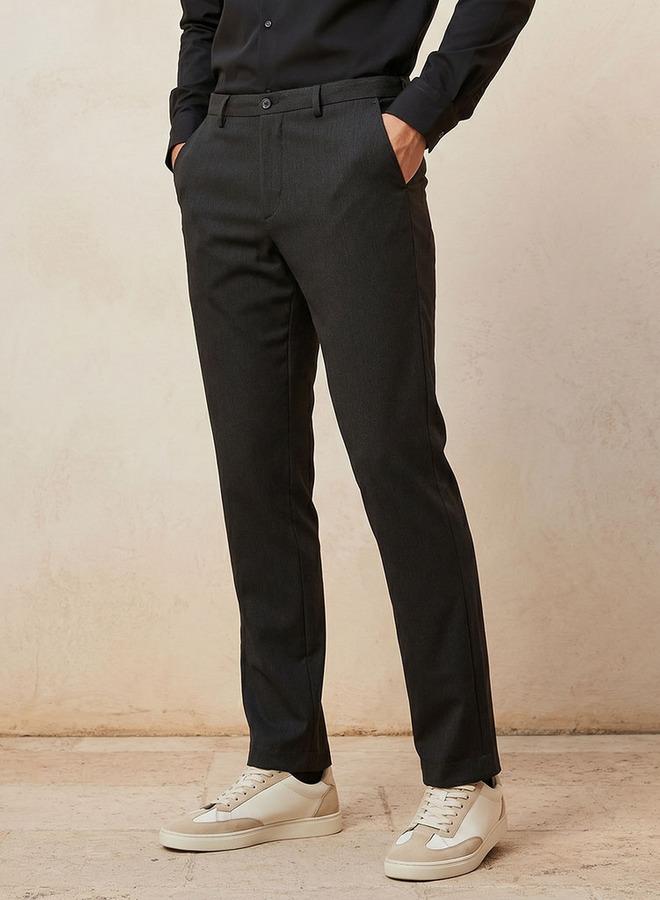Splash FAV Regular Fit Formal Trousers - Image 1