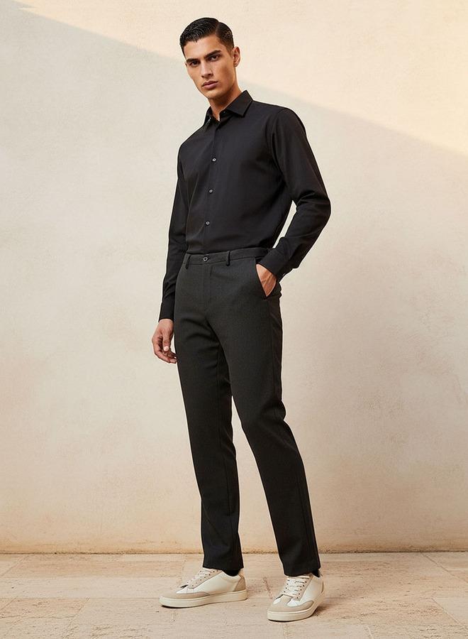 Splash FAV Regular Fit Formal Trousers - Image 3