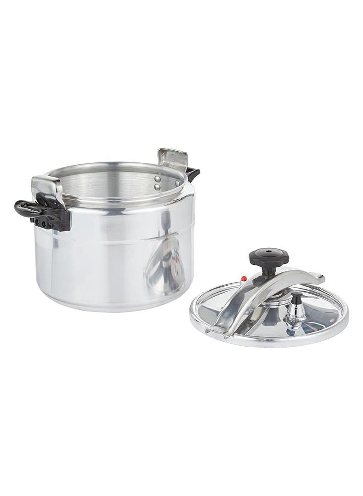 Homemaker Aluminium Pressure Cooker 32Cm - 18 Liter Capacity - Silver - Image 4