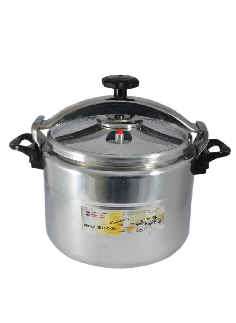 Homemaker Aluminium Pressure Cooker 32Cm - 18 Liter Capacity - Silver - Image 2