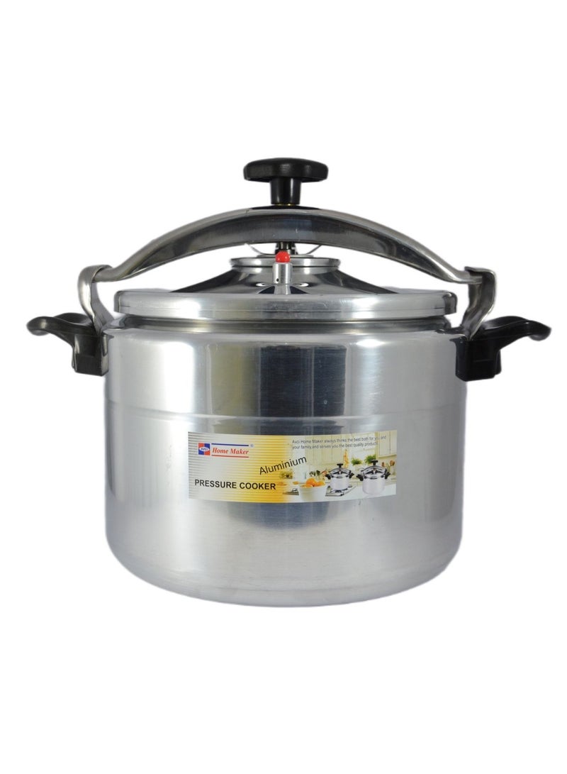 Homemaker Aluminium Pressure Cooker 32Cm - 18 Liter Capacity - Silver - Image 1