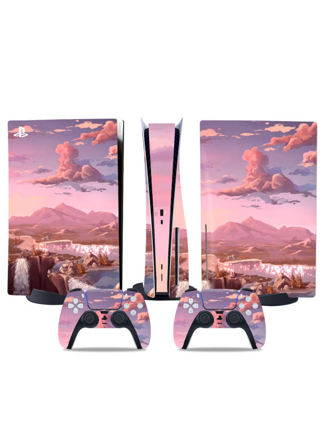 عام ملصق مضيف PS5 محرك الأقراص الضوئية Ps5 الإصدار الرقمي مقبض طبقة واقية لون المال: TN-DiskPS5-3625 - Image 3