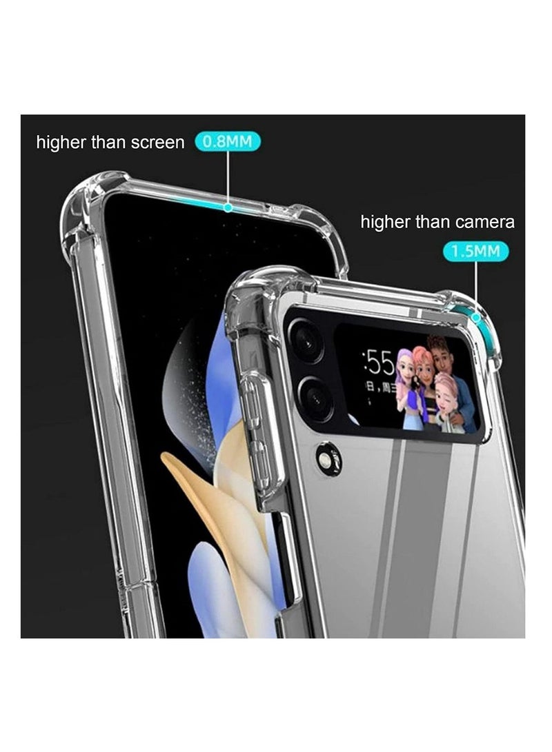 Techie جراب Techie المغناطيسي الشفاف لهاتف Samsung Galaxy Z Flip 4، متوافق مع الشاحن اللاسلكي وMagsafe، جراب شفاف مقاوم للصدمات ومضاد للاصفرار ورقيق للغاية ومقاوم للسقوط - Image 4