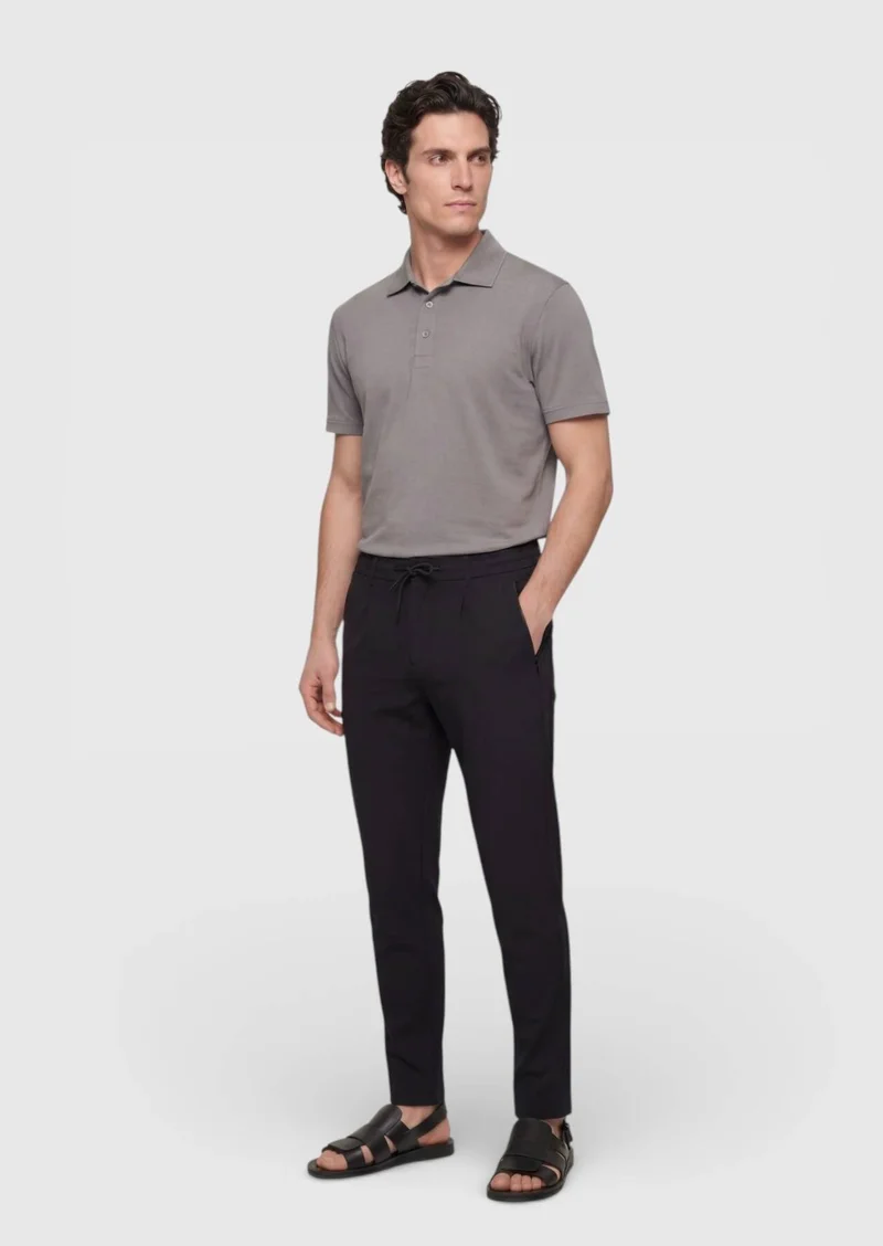 RAMSEY Grey Plain T-Shirt