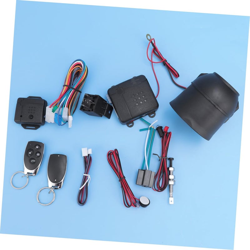 Universal Car Alarm System with Remote Central Locking Keyless Entry Sound Light Kit - Image 4