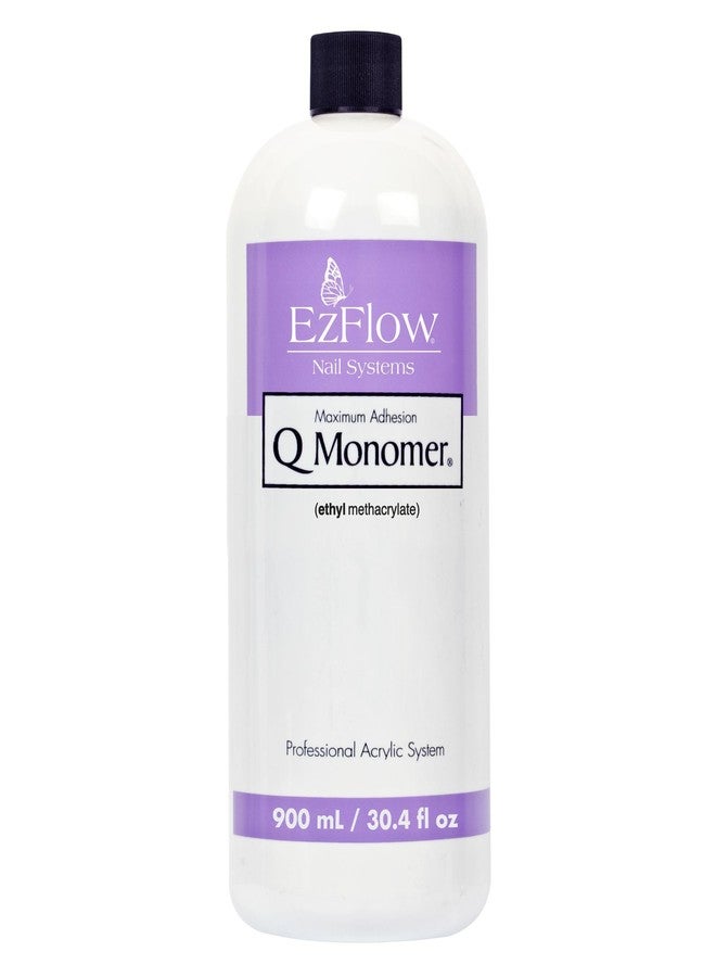 EzFlow EZ Flow Q Monomer Acrylic Nail Liquid - Maximum Adhesion, Acrylic Liquid Monomer, Prevents Yellowing Nails, DIY Salon At-Home Use