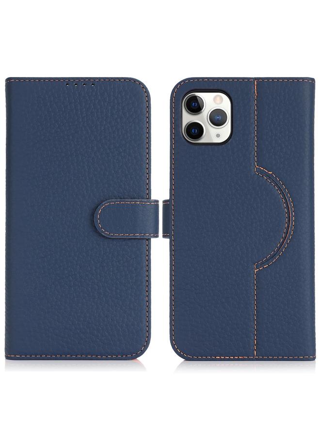S-TOP Case For iPhone 11 Pro Max Genuine Leather Card Wallet MagSafe Phone Case - Image 1