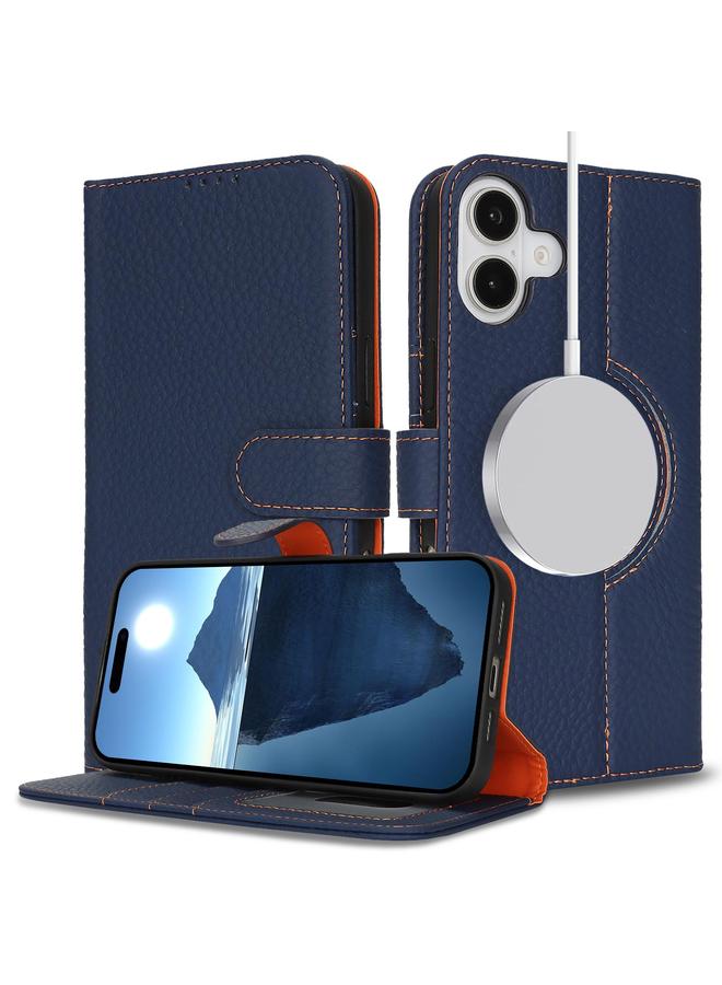 S-TOP Case For iPhone 11 Pro Max Genuine Leather Card Wallet MagSafe Phone Case - Image 4