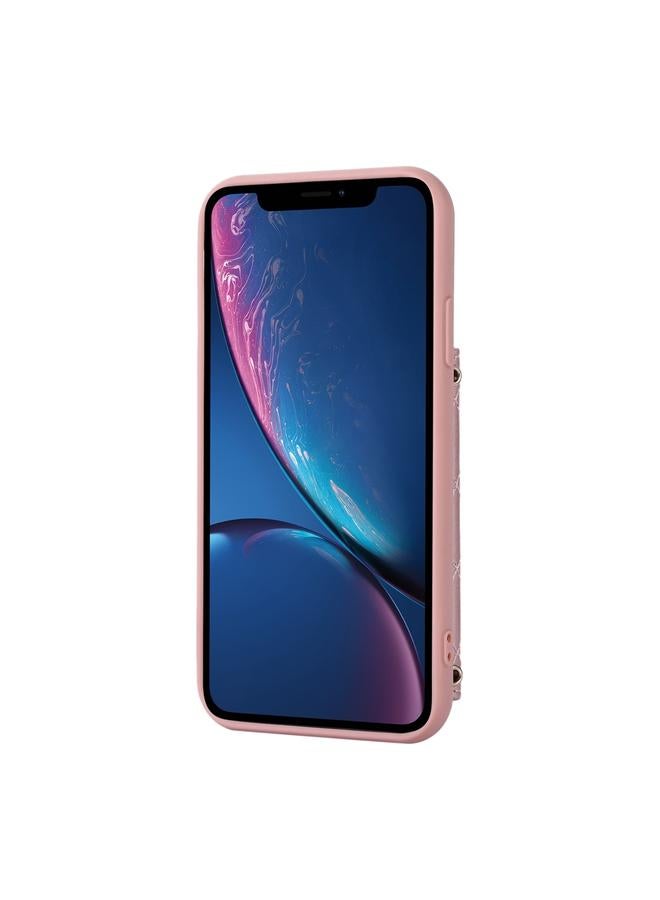 S-TOP Case For iPhone XR Horizontal Card Bag Ring Holder Phone Case with Dual Lanyard - Image 3