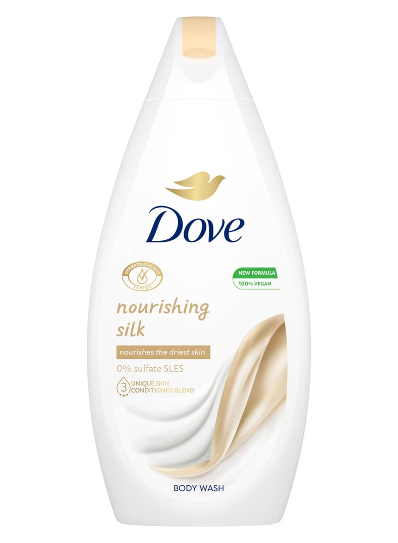Dove Nourishing Silk Shower Gel 250ml - Image 1