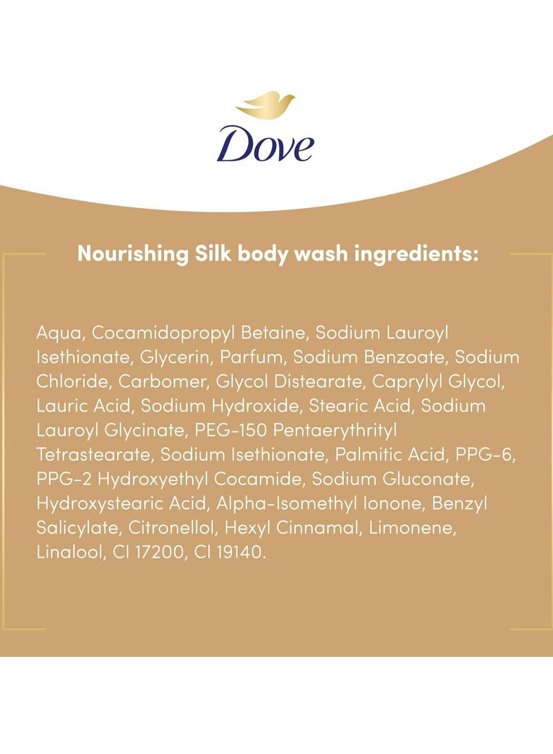 Dove Nourishing Silk Shower Gel 250ml - Image 3