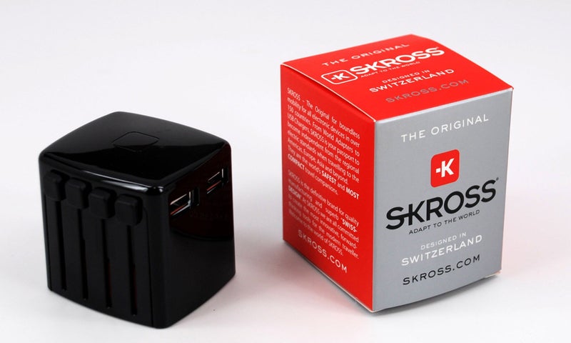 Skross World Travel Dual USB Charger - Black 1.302301 - Image 2