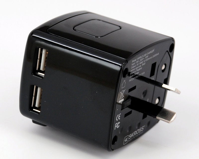 Skross World Travel Dual USB Charger - Black 1.302301 - Image 4