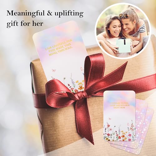 Crisky Positive Affirmation Cards for Women, 50 Pack Daily Affirmations, Encouragement Motivation Cards with Edgy Positive Quotes, Inspirational Gifts for Women, best friends, Girls - Image 5