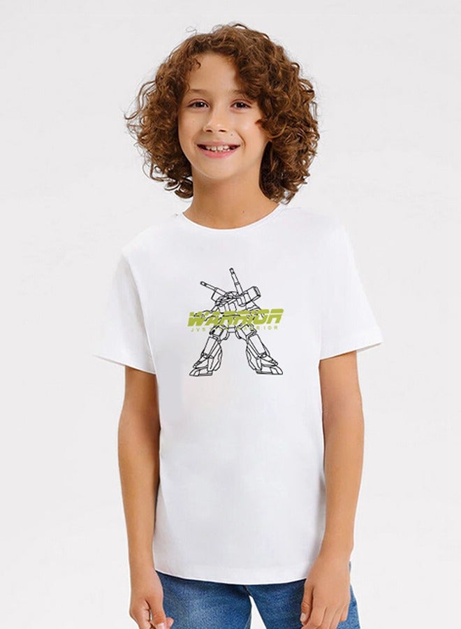 Kids Lightweight Cotton Printed T-Shirt – Soft, Breathable & Anti-Pilling Short-Sleeved T-Shirt, Summer Must-Have Tops for Boys and Girls (Sizes 90-140)  - Image 1